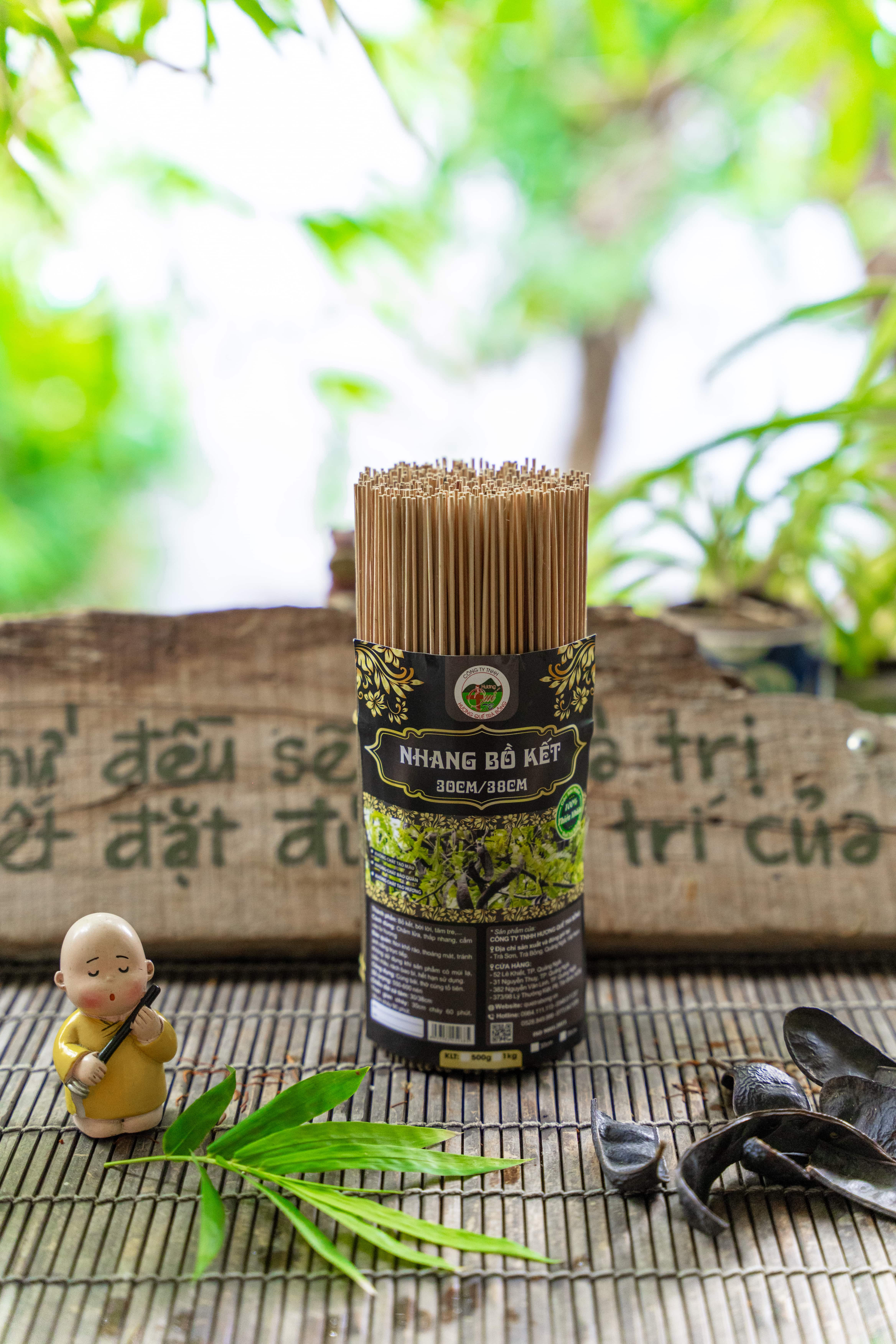 Nhang Bồ Kết 20cm - Hương Quế Trà Bồng Quảng Ngãi 500gram